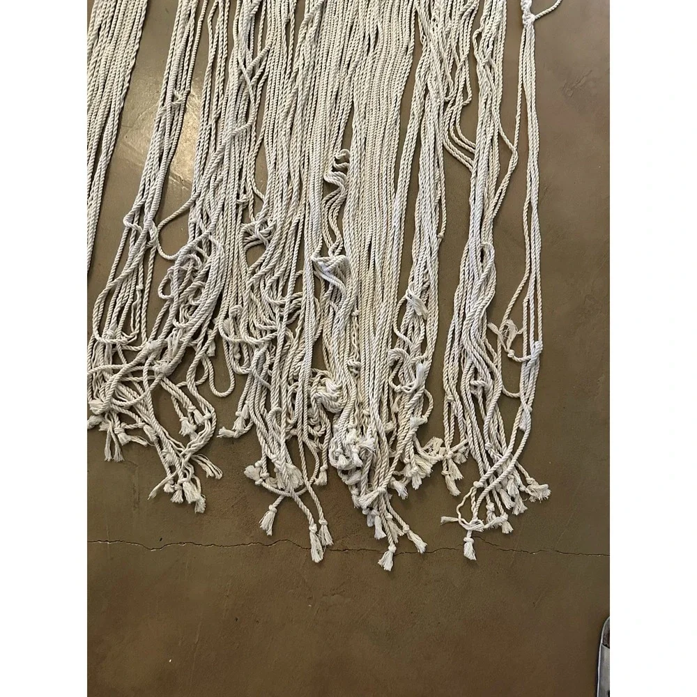 Macrame Curtain Window Treatment Wall Hanging Backdrop Boho 56